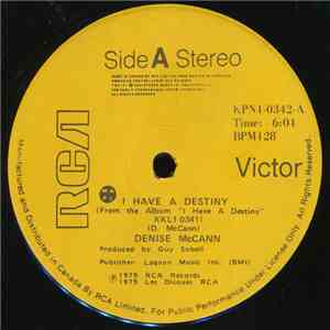 Denise McCann - I Have A Destiny