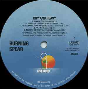 Burning Spear - Dry & Heavy