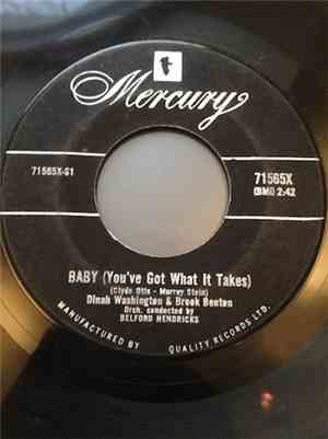 Dinah Washington & Brook Benton - Baby (You've Got What It Takes) / I Do