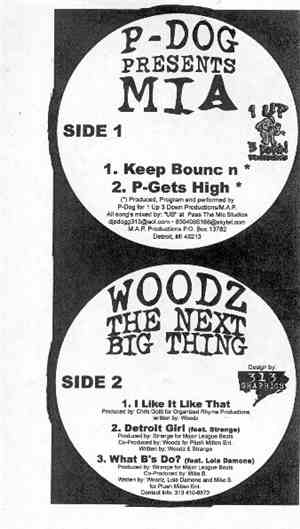 P-Dog Presents MIA / Woodz - Keep Bounc'n / The Next Big Thing