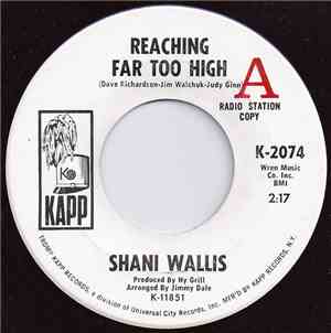 Shani Wallis - Reaching Far Too High / You Have Found Me