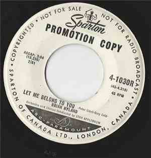 Brian Hyland - Let Me Belong To You / Let It Die!