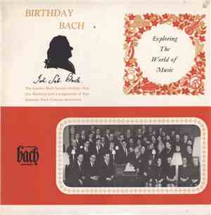 Bach, The London Bach Society, Paul Steinitz - Birthday Bach