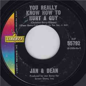 Jan & Dean - You Really Know How To Hurt A Guy / It's As Easy As 1, 2, 3