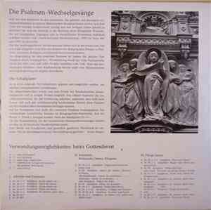 P. Walter Mugglin, Gion A. Derungs - Deutsche Psalmen