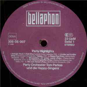 Party Orchester Tom Parkas Und Die Happy-Singers - Party Highlights - 122 S ...