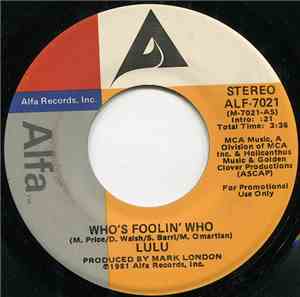 Lulu - Who's Foolin' Who