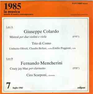 Giuseppe Colardo, Fernando Mencherini, Trio di Como - Giuseppe Colardo, Fer ...