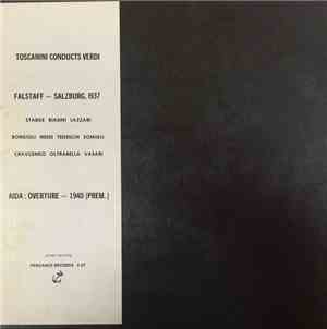 Giuseppe Verdi, Arturo Toscanini - Toscanini Conducts Verdi: Falstaff -- Sa ...
