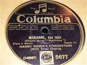 Harry Reser's Syncopators - Marianne / Piccolo Pete