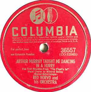 Red Norvo And His Orchestra - Arthur Murray Taught Me Dancing In A Hurry / ...