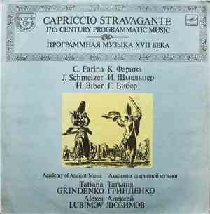 C. Farina / J. Schmelzer / H. Biber - Academy Of Ancient Music - Capriccio ...
