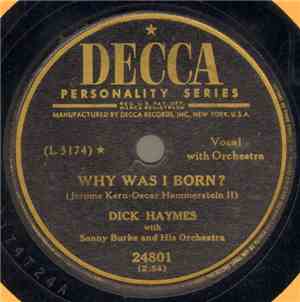 Dick Haymes With Sonny Burke And His Orchestra - The Old Master Painter / W ...