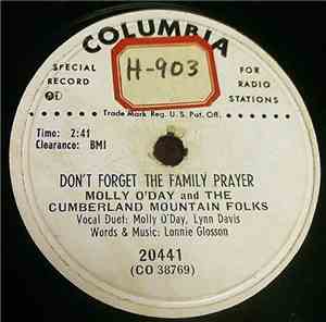 Molly O'Day And The Cumberland Mountain Folks - Don't Forget The Family Pra ...