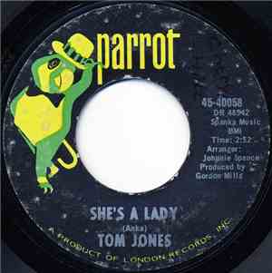 Tom Jones - She's A Lady / My Way
