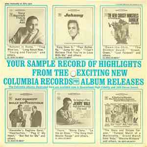 Various - Your Sample Record Of Highlights From The Exciting New Columbia R ...