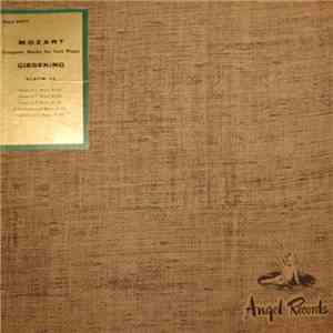 W. A. Mozart - Walter Gieseking - Complete Works For Piano Solo, Album 10