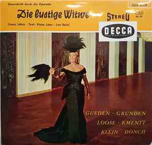 Franz Lehár, Orchester Der Wiener Staatsoper - Die Lustige Witwe (Querschni ...