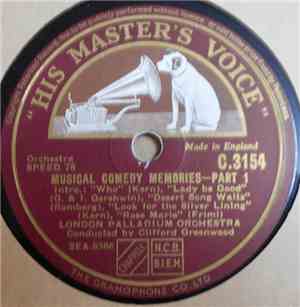 London Palladium Orchestra - Musical Comedy Memories