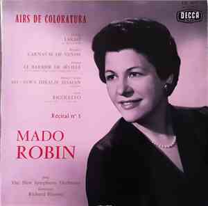 Mado Robin Avec The New Symphony Orchestra Direction Richard Blareau - Reci ...