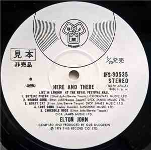 Elton John - Here And There
