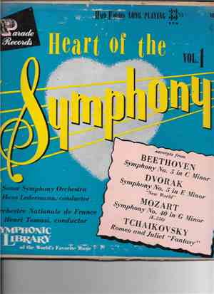 Sonor Symphony Orchestra Conductor Hans Ledermann, Orchestre National De Fr ...