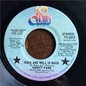 Vanity Fare - Rock And Roll Is Back / Making For The Sun
