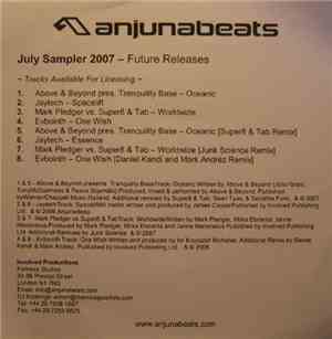 Various - July Sampler 2007 - Future Releases