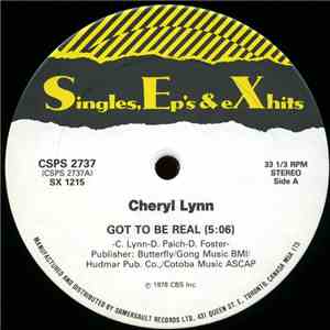 Cheryl Lynn - Got To Be Real / Star Love