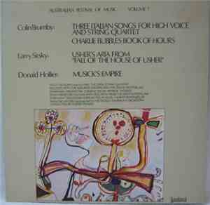 Colin Brumby / Larry Sitsky / Donald Hollier - Three Italian Songs For High ...
