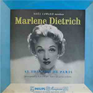 Marlene Dietrich - At The Cafe De Paris