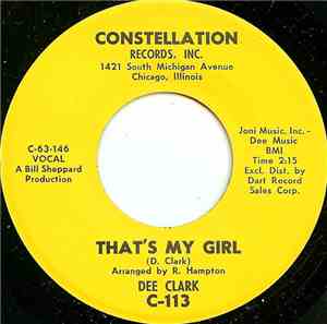 Dee Clark - That's My Girl