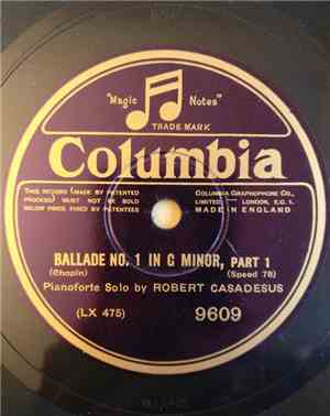 Robert Casadesus - Ballade No. 1 In G Minor