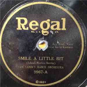 Sam Lanin's Dance Orchestra / Perry's Hot Dogs - Smile A Little Bit / Nobod ...