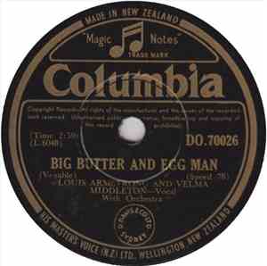 Louis Armstrong, Velma Middleton - Big Butter And Egg Man / When It's Sleep ...