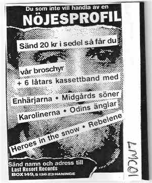Various - Du Som Inte Vill Handla Av En Nöjesprofil
