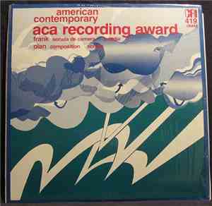Andrew Frank  / David Olan - Aca Recording Award : Frank: Sonata Da Camera, ...