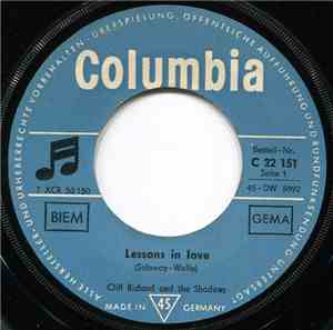 Cliff Richard And The Shadows - Lessons In Love