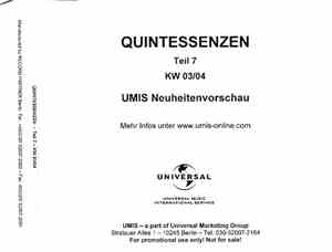 Various - Quintessenzen Teil 7