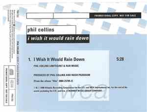 Phil Collins - I Wish It Would Rain Down