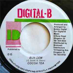 Cocoa Tea - Bun Dem