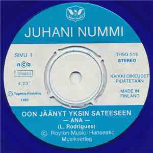 Juhani Nummi - Oon Jäänyt Yksin Sateeseen