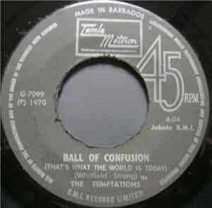 The Temptations - Ball Of Confusion (That's What The World Is Today)