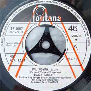Black Sabbath - Evil Woman / Wicked World