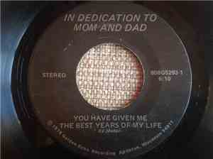 Cy Mader - You Have Given Me The Best Years Of My Life