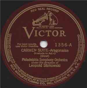 Philadelphia Symphony Orchestra Under The Direction Of Leopold Stokowski -  ...