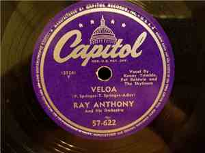 Ray Anthony & His Orchestra - Veloa / The Darktown Strutters Ball