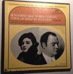 Verdi, Beniamino Gigli, Maria Caniglia - Un Ballo In Maschera (A Masked Bal ...