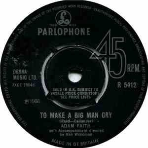 Adam Faith - To Make A Big Man Cry