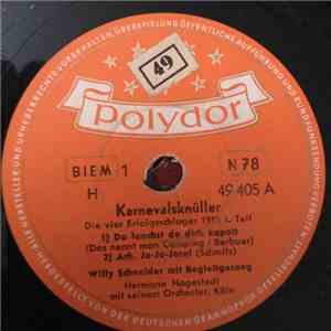 Willy Schneider, H. Hagestedt M. S. Orchester - Kernewalsknuller